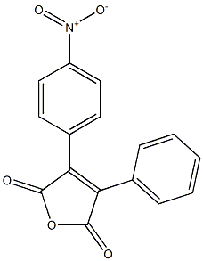 3-(4-Nitrophenyl)-4-phenylfuran-2,5-dione Struktur