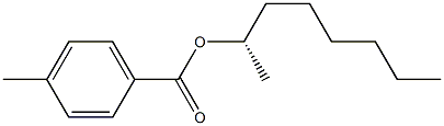 (+)-p-Toluic acid (S)-1-methylheptyl ester Struktur