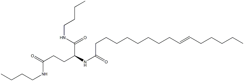 N2-(10-Hexadecenoyl)-N1,N5-dibutylglutaminamide Struktur