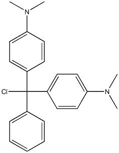 4,4'-(Chlorophenylmethylene)bis(N,N-dimethylaniline) Struktur