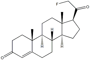 21-Fluoropregn-4-ene-3,20-dione Struktur