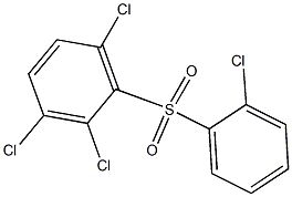 2,3,6-Trichlorophenyl 2-chlorophenyl sulfone Struktur