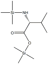 (R)-2-(Trimethylsilylamino)-3-methylbutanoic acid trimethylsilyl ester Struktur