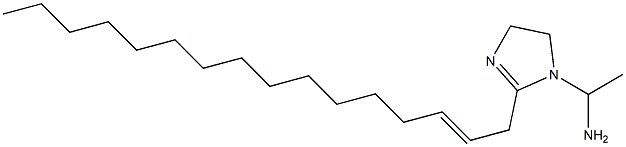 1-(1-Aminoethyl)-2-(2-hexadecenyl)-2-imidazoline Struktur