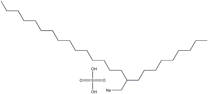 Sulfuric acid 2-nonylheptadecyl=sodium salt Struktur