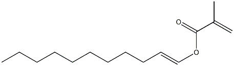 Methacrylic acid (1-undecenyl) ester Struktur