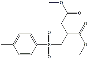 2-(Tosylmethyl)succinic acid dimethyl ester Struktur