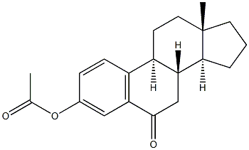 3-Acetoxyestra-1,3,5(10)-trien-6-one Struktur