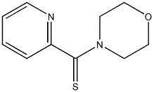 2-Morpholinocarbonothioylpyridine Struktur