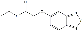 5-Ethoxycarbonylmethoxy-2,1,3-benzothiadiazole Struktur