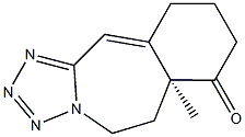 (6aS)-6a-Methyl-6,6a,9,10-tetrahydro-5H-tetrazolo[5,1-b][3]benzazepin-7(8H)-one Struktur