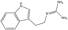 3-[2-(Diaminomethyleneamino)ethyl]-1H-indole Struktur