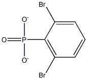 2,6-Dibromophenylphosphonate Struktur