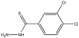 3,4-Dichlorophenylthiocarbonylhydrazine Struktur