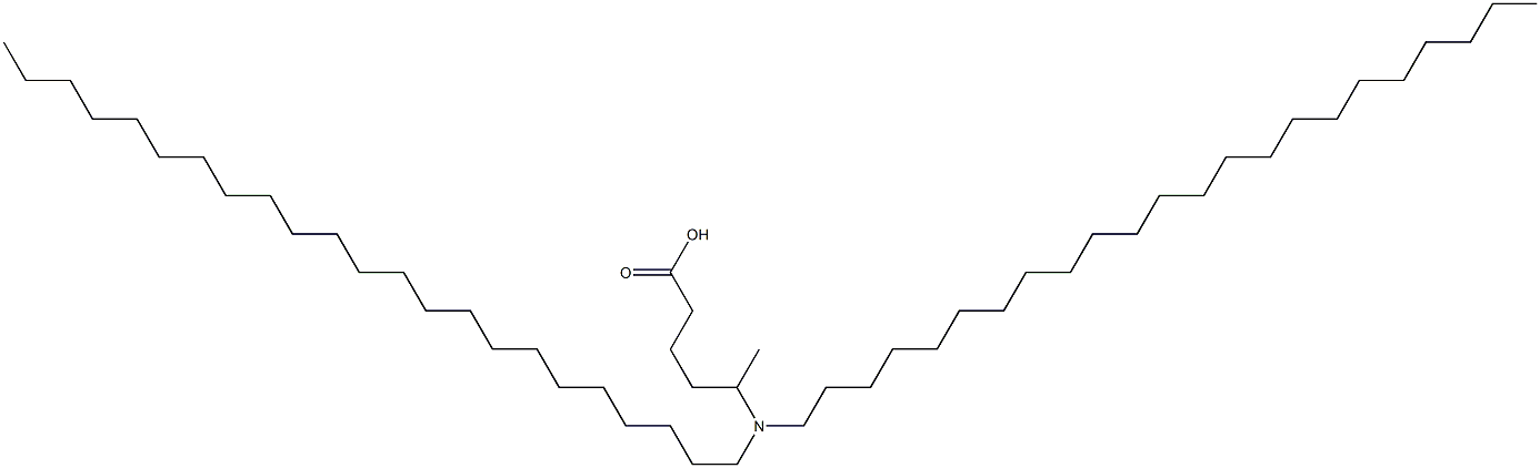 5-(Ditricosylamino)hexanoic acid Struktur