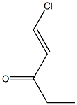 (E)-1-Chloro-1-penten-3-one Struktur