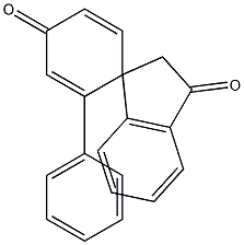 2',3'-Dihydro-2-phenylspiro[cyclohexa-2,5-diene-1,1'-[1H]indene]-3',4-dione Struktur