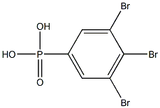 3,4,5-Tribromophenylphosphonic acid Struktur