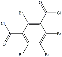 Tetrabromoisophthalic acid dichloride Struktur