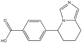 4-[(5,6,7,8-Tetrahydroimidazo[1,5-a]pyridin)-5-yl]benzoic acid Struktur