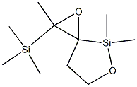 1,4,4-Trimethyl-1-(trimethylsilyl)-2,5-dioxa-4-silaspiro[2.4]heptane Struktur