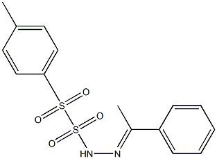 Acetophenone (tosylsulfonyl)hydrazone Struktur