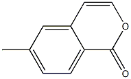 6-Methyl-1H-2-benzopyran-1-one Struktur