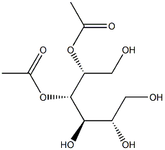 D-Glucitol 4,5-diacetate Struktur