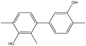 2,4,4'-Trimethyl-1,1'-biphenyl-3,3'-diol Struktur