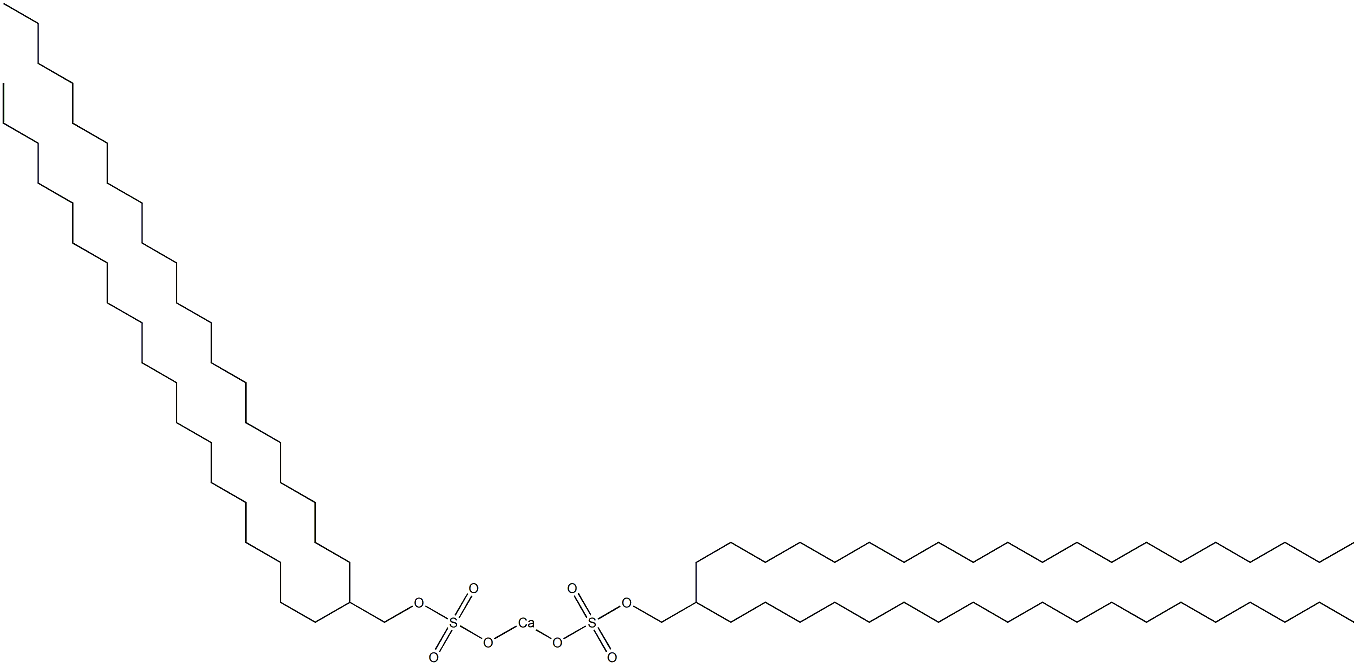 Bis(2-nonadecyldocosyloxysulfonyloxy)calcium Struktur