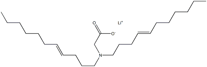 N,N-Di(4-undecenyl)aminoacetic acid lithium salt Struktur