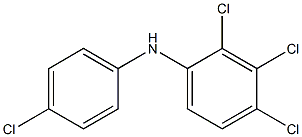 2,3,4-Trichlorophenyl 4-chlorophenylamine Struktur