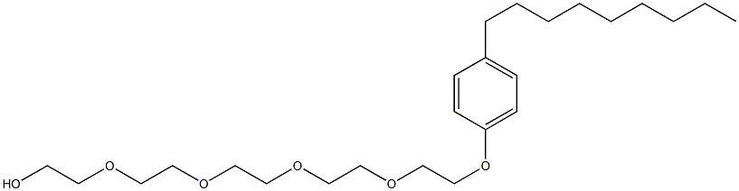 14-(4-Nonylphenoxy)-3,6,9,12-tetraoxa-1-tetradecanol Struktur