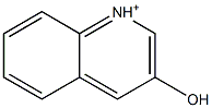 3-Hydroxyquinolinium Struktur