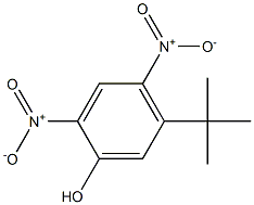 5-tert-Butyl-2,4-dinitrophenol Struktur