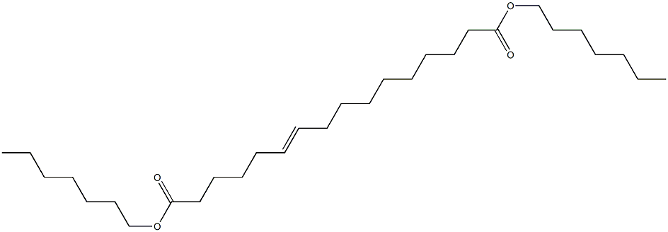 6-Hexadecenedioic acid diheptyl ester Struktur