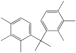 4,4'-Isopropylidenebis(1,2,3-trimethylbenzene) Struktur