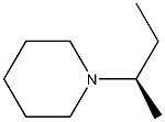 (-)-1-[(R)-sec-Butyl]piperidine Struktur