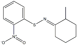 1-[(2-Nitrophenyl)thioimino]-2-methylcyclohexane Struktur