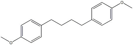 1,4-Bis(4-methoxyphenyl)butane Struktur