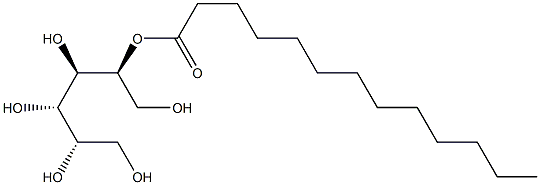 L-Mannitol 5-tridecanoate Struktur