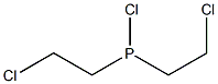 Bis(2-chloroethyl)chlorophosphine Struktur