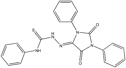 5-(4-Phenylthiosemicarbazono)-1,3-diphenyl-3,5-dihydro-1H-imidazole-2,4-dione Struktur