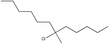 6-Chloro-6-methyldodecane Struktur