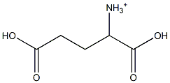 (1,3-Dicarboxypropyl)aminium Struktur