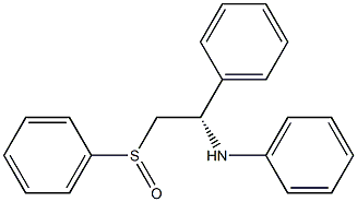 (1S)-N,1-Diphenyl-2-(phenylsulfinyl)ethanamine Struktur