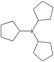 Tricyclopentylboron Struktur