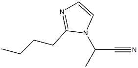 2-Butyl-1-(1-cyanoethyl)-1H-imidazole Struktur