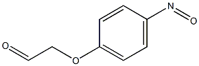 2-(4-Nitrosophenoxy)ethanal Struktur