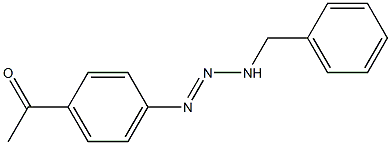 4'-[3-Benzyl-1-triazenyl]acetophenone Struktur